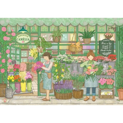 Magnolia - Puzzle Fleuriste Camelia - 1 000 piese