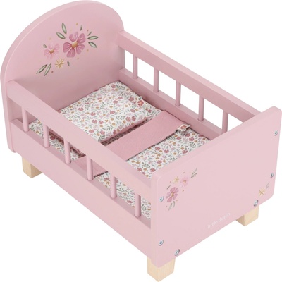Little Dutch Postýlka dřevěná s peřinkou Pink – Zboží Mobilmania