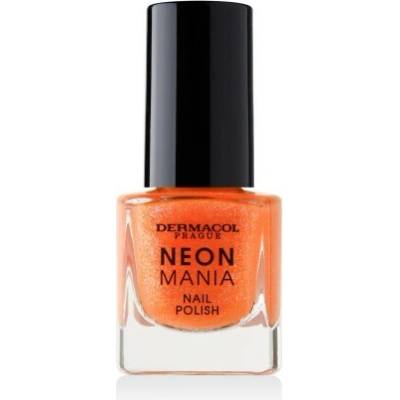Dermacol Neon Mania Nail Polish lak na nehty 2 Orange Glow 5 ml