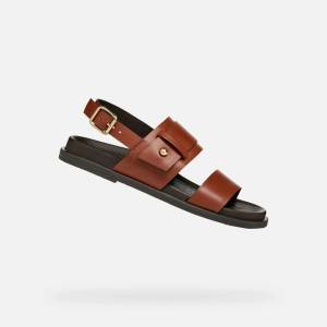 Geox Тухлени дамски сандали Geox Adelash Geox | Oranzhev | ЖЕНИ | 36
