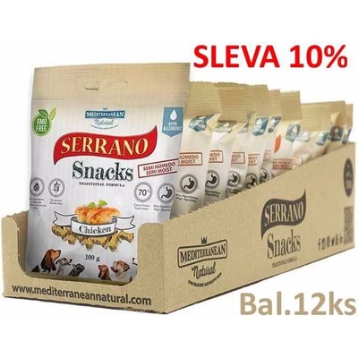 Serrano Snack Dog Chicken 12 x 100 g