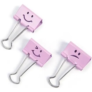 Rapesco Щипка за папки, 19 мм, "Fun", RAPESCO, светлорозова 1349 (1349)