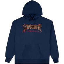 Thrasher FLAME Logo hoodie NAVY blue