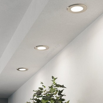 EGLO 901403-комплект 3xLED вградени таванни осветителни тела FUEVA LED/3, 7W/230V Ø 8, 8 cm хром (EG901403)