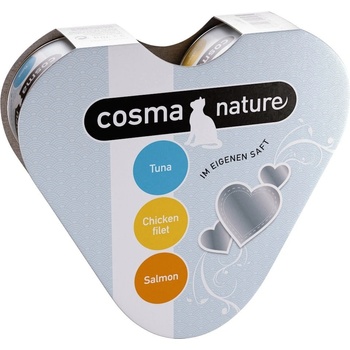 Cosma Nature srdíčkový box 3 x 70 g