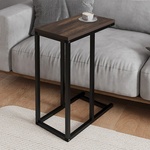 TopMebel Помощна маса Agiro TopMebel меламин - метал в цвят рустикален орех 45.7x25.5x62.9cm