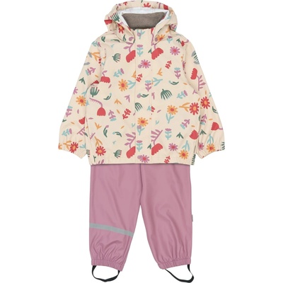 Mikk-Line Детска грейка Mikk-Line Kid's PU Rain Set AOP with Suspenders 104 Overall - Retro Flower AOP - размер 86 (EU) (702-5353-0312)