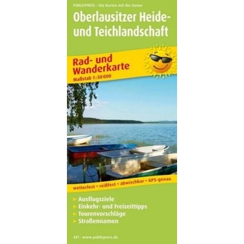 PublicPress Rad- und Wanderkarte Oberlausitzer Heide- und Teichlandschaft