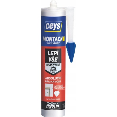 Montážní lepidlo pro interiér/exteriér Ceys 300 ml