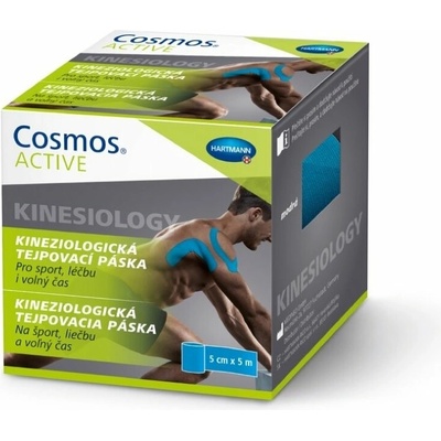 Cosmos Active Kinezio tejpovací páska modrá 5 cm × 5 m