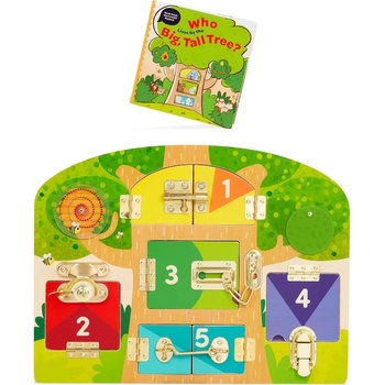 Battat Дървена дъска с активности Battat - Резета и ключалки (BTBE3728Z)