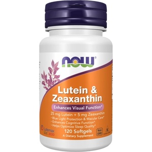 NOW Lutein & Zeaxanthin [120 Гел капсули]