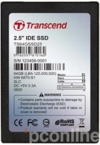 Transcend IDE 2.5 SSD 64GB TS64GSSD25-M Transcend TS64GSSD25-M IDE