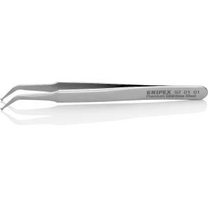 KNIPEX Прецизна пинсета smd 115 мм със закривени краища knipex 60199 (92 01 01)