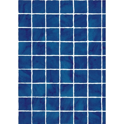 ELBE Фолио за басейн Supra Premium Line - Azure Mosaic - Дебелина 1, 5 mm / 25 x 1, 65 m (9530300189)