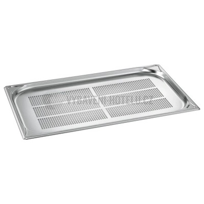 Gastronádoba nerezová GN 1/1 s dierkovaným dnom 53 x 32,5 cm, výška 4 cm 3163108