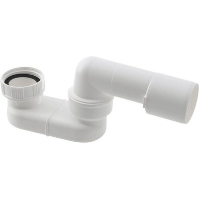 Polysan Vaňový sifón 6/4' x 40/50 mm, výška 52 mm, biely 71693