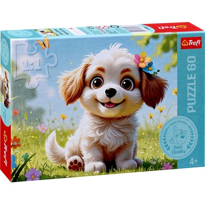 Trefl Пъзел Trefl от 60 части - Сладко кученце (17408)