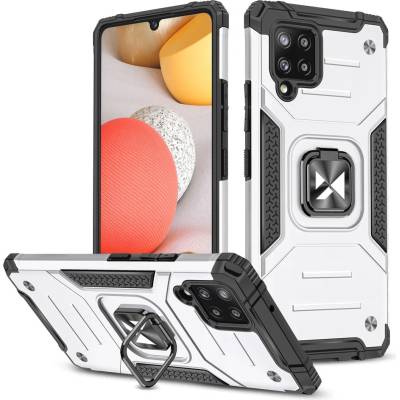 Wozinsky Калъф Wozinsky Ring Armor Kickstand, за Samsung Galaxy A42 5G, сребрист