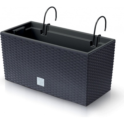 Prosperplast Truhlík RATO CASE W s háky a vkladem antracit 39,5 x 18,5 x 19,5cm – Hledejceny.cz