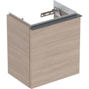 Geberit iCon - Шкафче за умивалник, 37x42x28 см, 1 врата, панти отдясно, дъб 502.300. JH. 1 (502.300.JH.1)