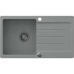 Quadron Вградена композитна мивка Quadron Pop Johnny 111 сива 77x44 см (HCQJ7744SZK) Мивка за вграждане