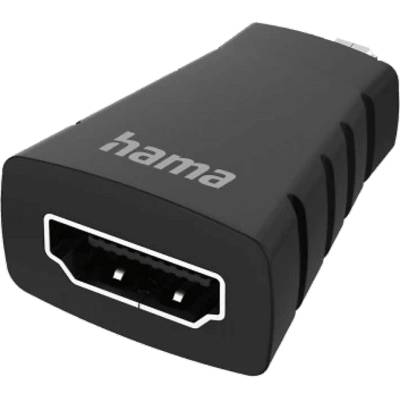 Преходник micro HDMI мъжко - HDMI женско Ultra-HD 4K (HAMA-200348)