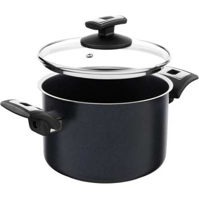 Kolimax KOLIMAX COMFORT BLACK Hrniec s pokrievkou 18 cm, 3,0 l