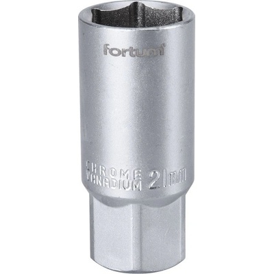 FORTUM Klíč nástrčný na zapalovací svíčky, 1/2', 21mm, L 65mm, 61CrV5, 4700901