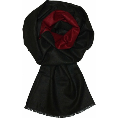 Gentleman pánský tmavý šál LA501 černá