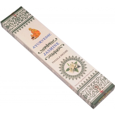 Ayurvedic indické vonné tyčinky Jasmine 15 ks – Zbozi.Blesk.cz