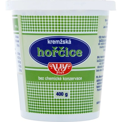 Alba Plus Hořčice kremžská 400g