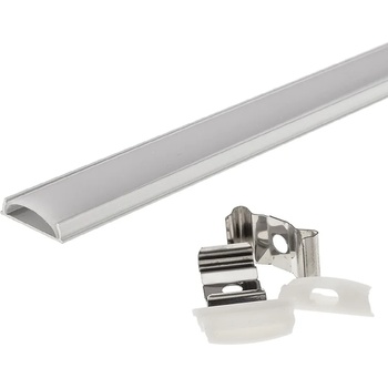 Image 1 of OPTONICA ГЪВКАВ АЛУМИНИЕВ ПРОФИЛ LED ЛЕНТА 4mm L=1M (5002)