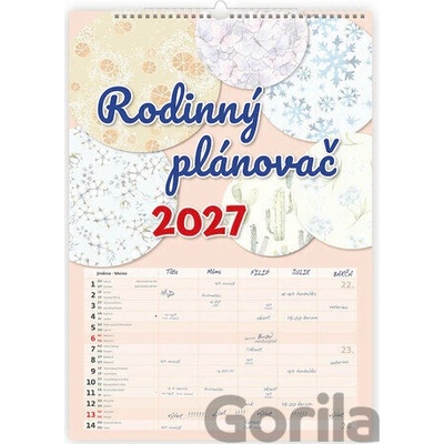 Rodinný plánovač nástěnný Helma 2027