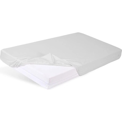 BabyMatex Nepromokavé bambusové prostěradlo Sv. šedé 60x120