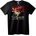NOONEBRAND Тениска Пазещ Ангел 1986 - XL, Black