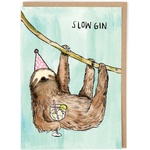Cath Tate Картичка Cath Tate Slow Gin