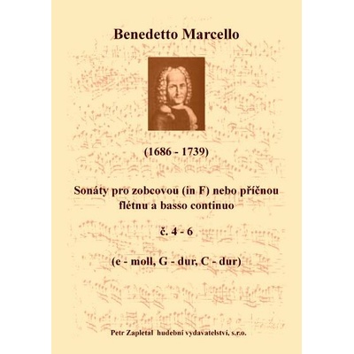 Marcello Benedetto Sonáty pro zobcovou in F nebo příčnou flétnu a basso continuo č. 4 6