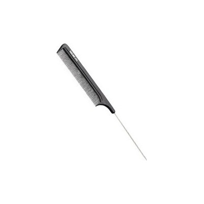 Label.m Metal End Tail Comb Čierná