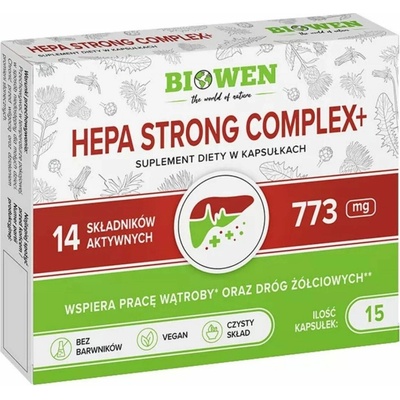 Biowen Hepa Strong Complex+ 15 kapsúl