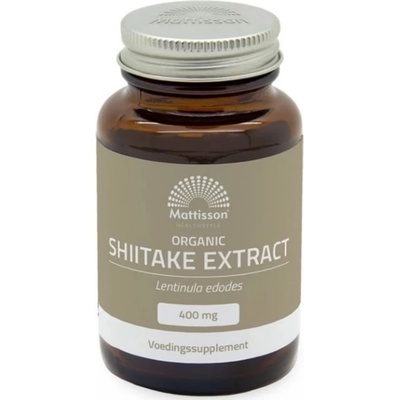 Mattisson Healthstyle Organic Shiitake Extract, 400 mg, 60 капсули, Mattisson Healthstyle (MT2039)