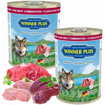 Winner Plus Hovädzie jahňacie a morčacie mäso 400 g