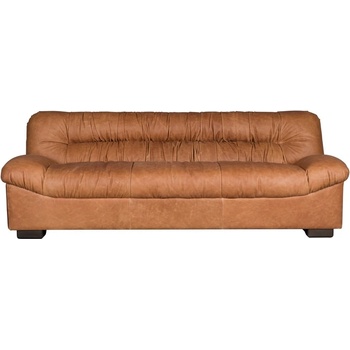 Dutchbone Кожен диван в цвят кафяв коняк 214 cm Douglas - Dutchbone (1000907)