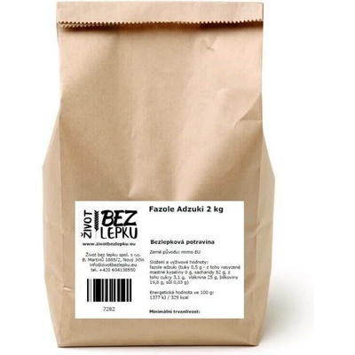 Život bez lepku Fazole adzuki 2 kg