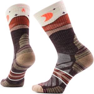 Smartwool Дамски туристически чорапи Smartwool Women's Hike Targeted Cushion Lunar Trek Crew Walking socks - Chestnut - размер 42-45 (EU) (207-2017-0113)