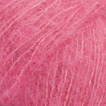 DROPS Design Brushed Alpaca Silk Uni Colour 31 Hot Pink Плетива прежда (109831)