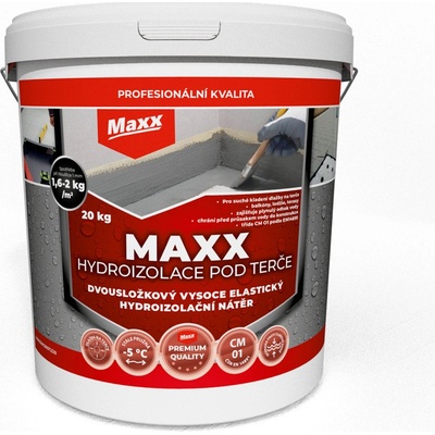 MAXX Hydroizolácia pod terče, 20 kg, sivá