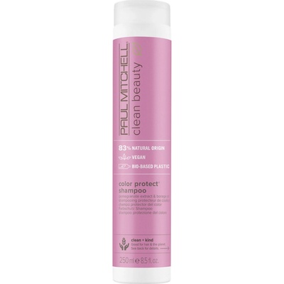Paul Mitchell Bezsulfátový šampón pre farbené vlasy Clean Beauty (Color Protect Shampoo) 250 ml