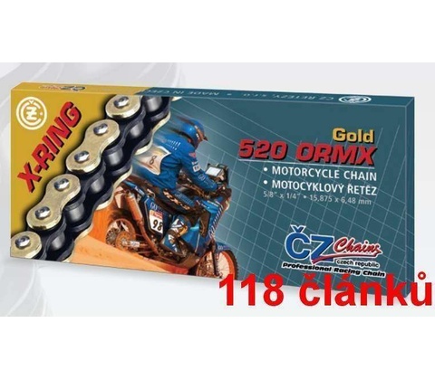 ČZ Chains Řetěz 520 ORMX 118