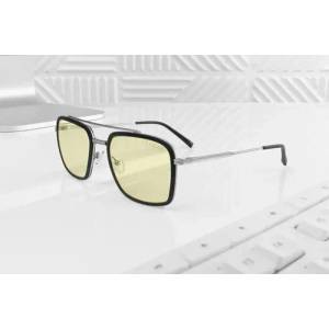 GUNNAR Компютърни очила GUNNAR Baron Silver - Amber (BAR-05001) - xtreme